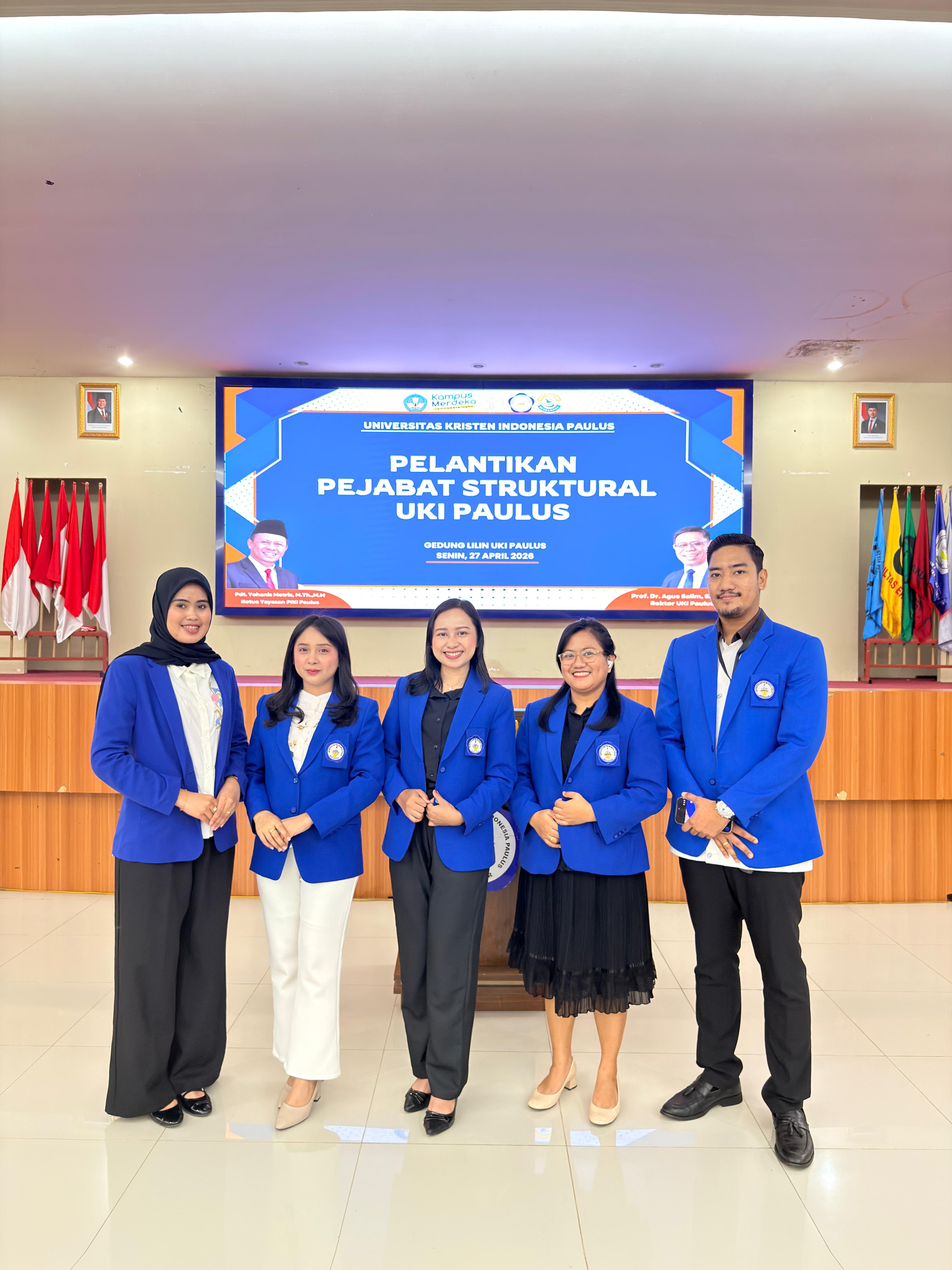 Pelantikan Pejabat Struktural UKI Paulus