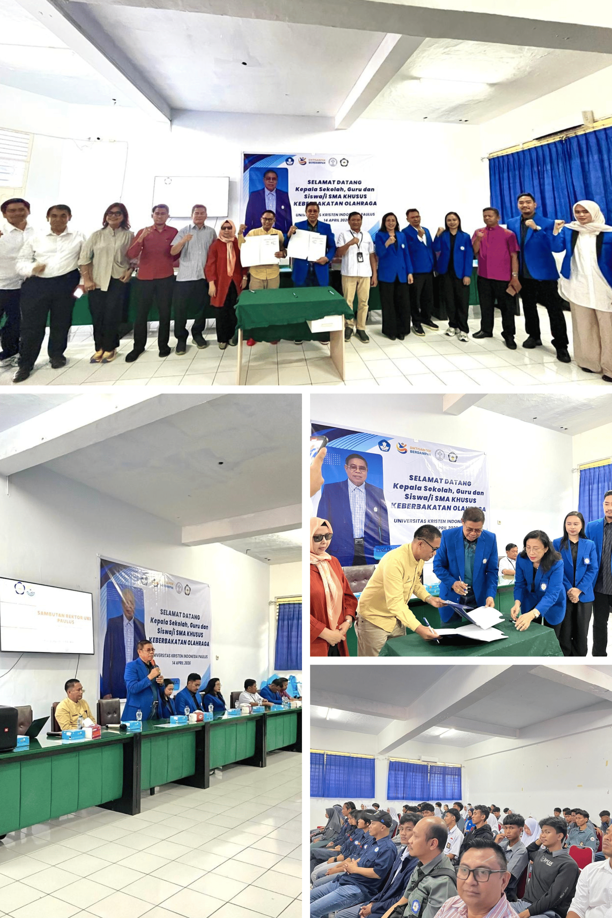 Penandatangan MoU SMA Negeri Keberbakatan Olahraga